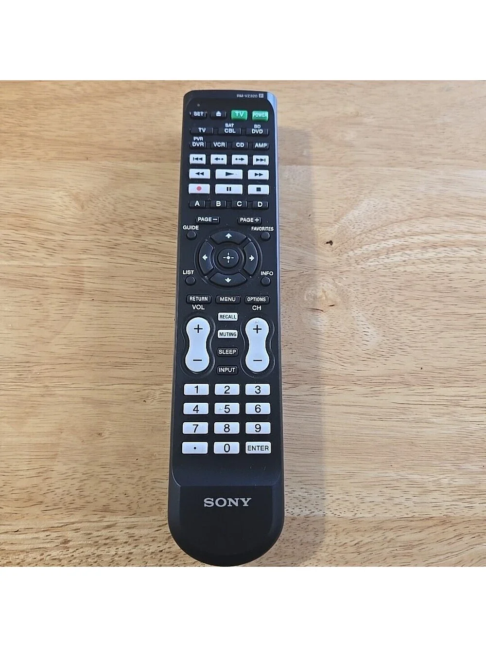 Authentic Sony RM-VZ320 7 Device Universal Remote Control Fast Shipping